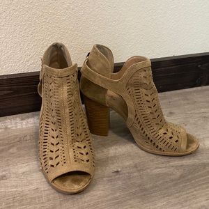 Tan Booties size 8